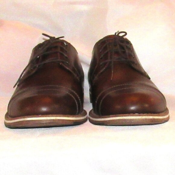 Helm Men's Brown Lace-Up Derbys Size 9 EE Made in Brazil - Picture 2 of 13